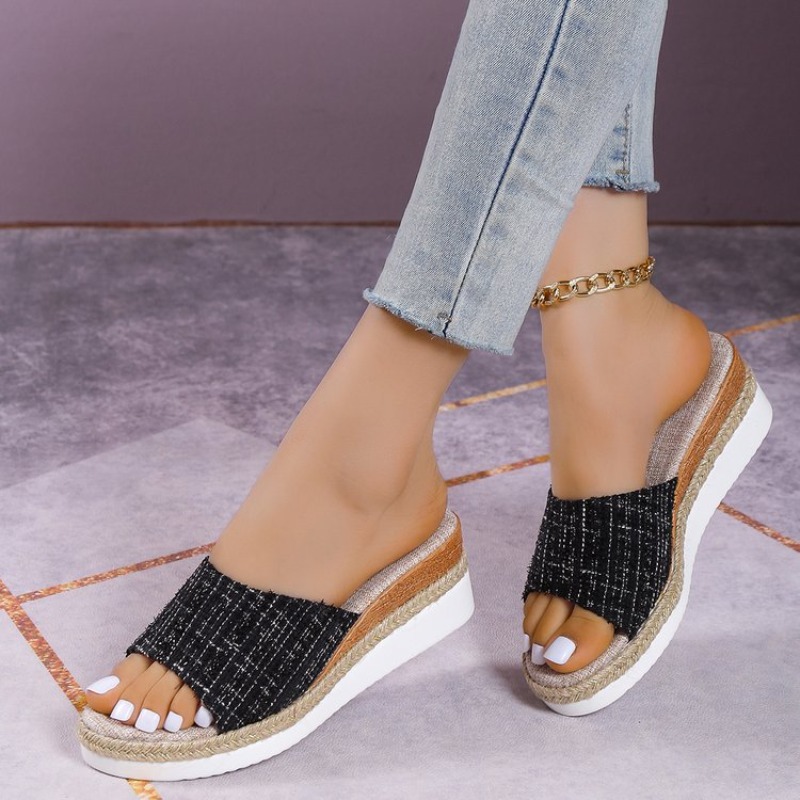 Wedge Espadrille Women - Women's Wedge Sandals Espadrille Platform Mules
