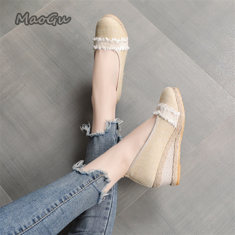 Women's Espadrille Wedges Shoe - Wedge Espadrille Women 评论和价格