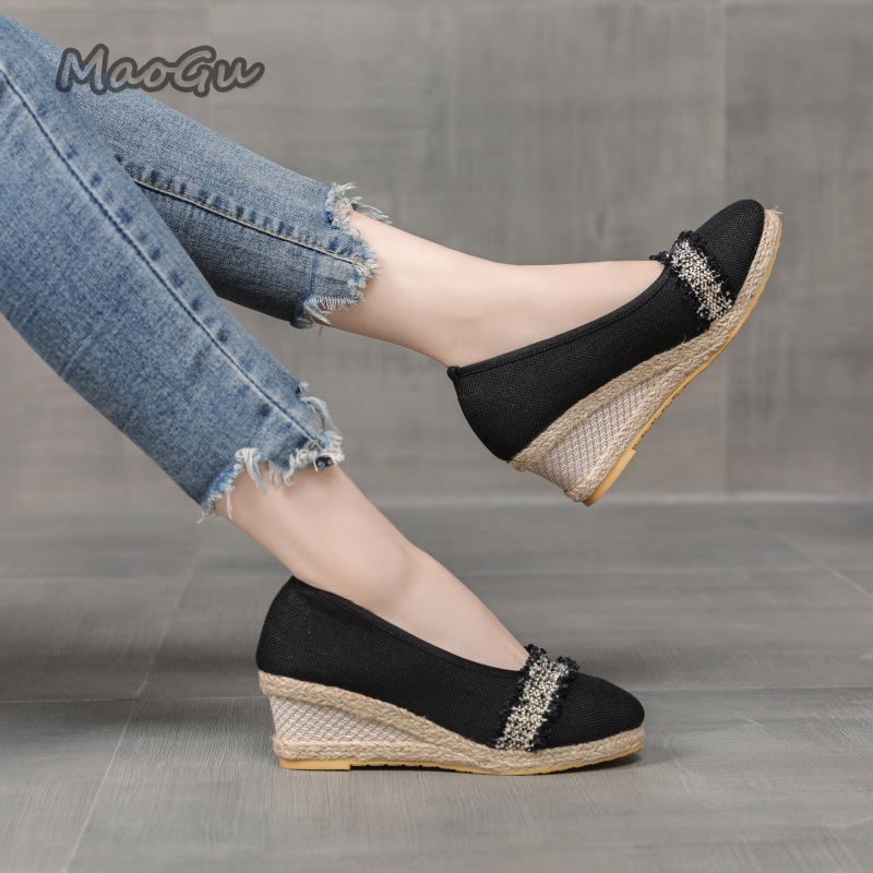 Women's Espadrille Wedges Shoe - Wedge Espadrille Women 评论和价格