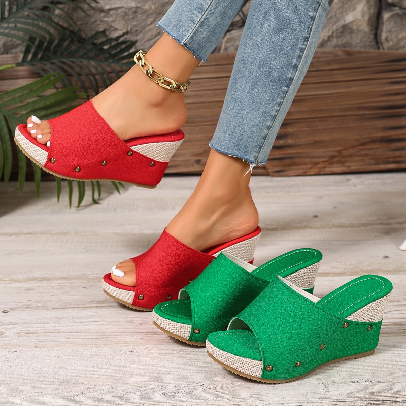 2026 Summer New Women Slippers - Wedge Espadrille Women 评论和价格