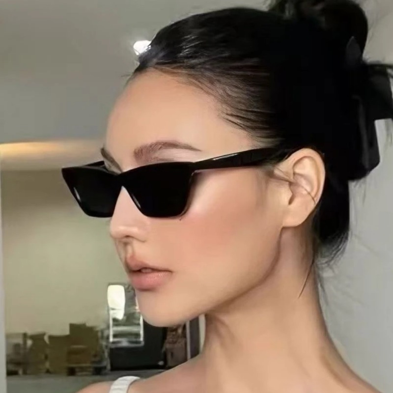Luxury Cat Eye Black Sunglasse - Sunglasses Cat Eye 评论和价格