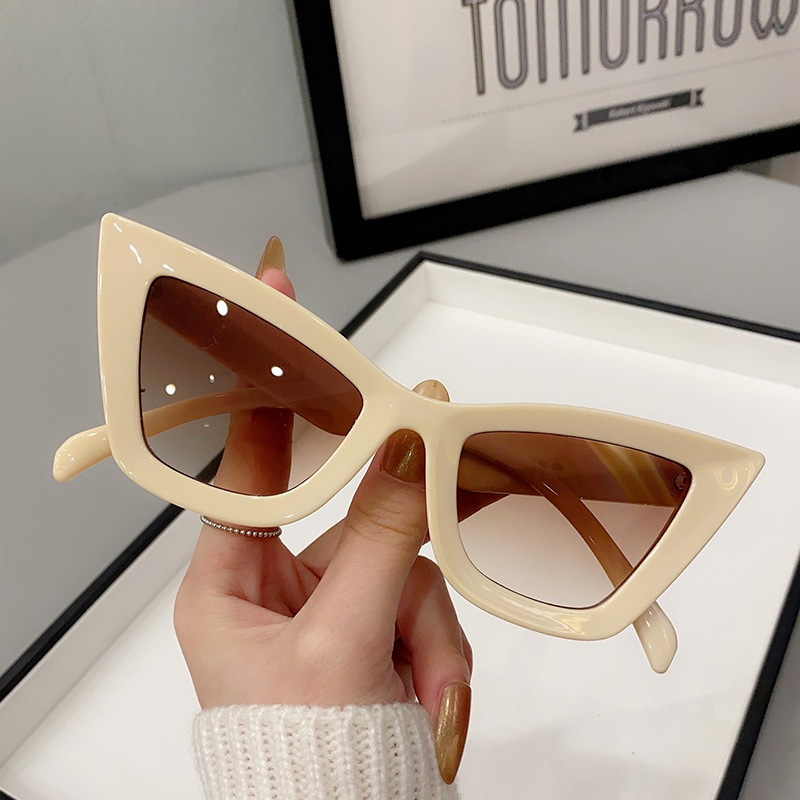 New Big Frame Vintage Square S - Sunglasses Cat Eye 评论和价格