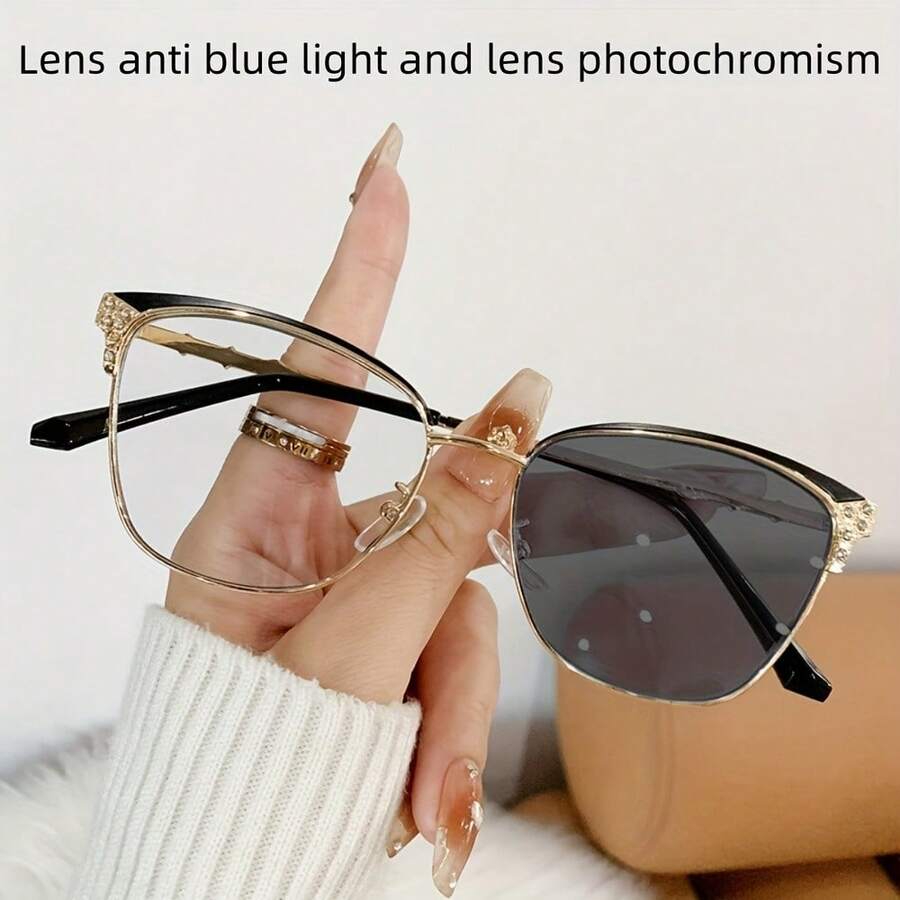 Fashionable Women's Rhinestone - Sunglasses Cat Eye 评论和价格