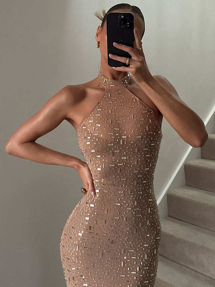Nibber sexy Maxi Dress Women F - Maxi Dress Halter 评论和价格