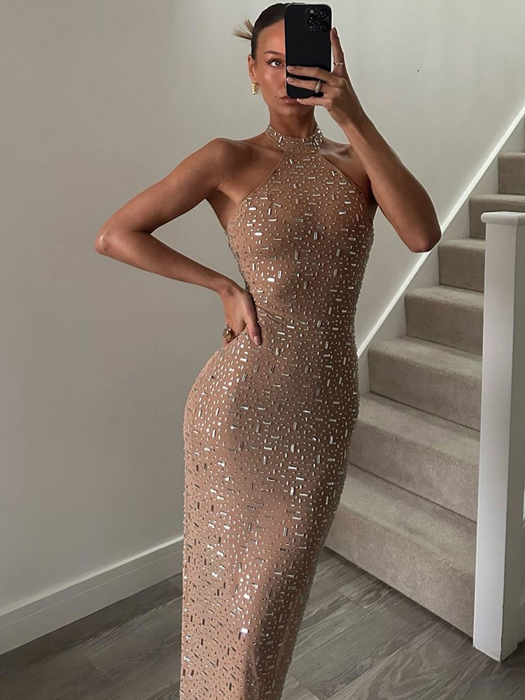 Nibber sexy Maxi Dress Women F - Maxi Dress Halter 评论和价格