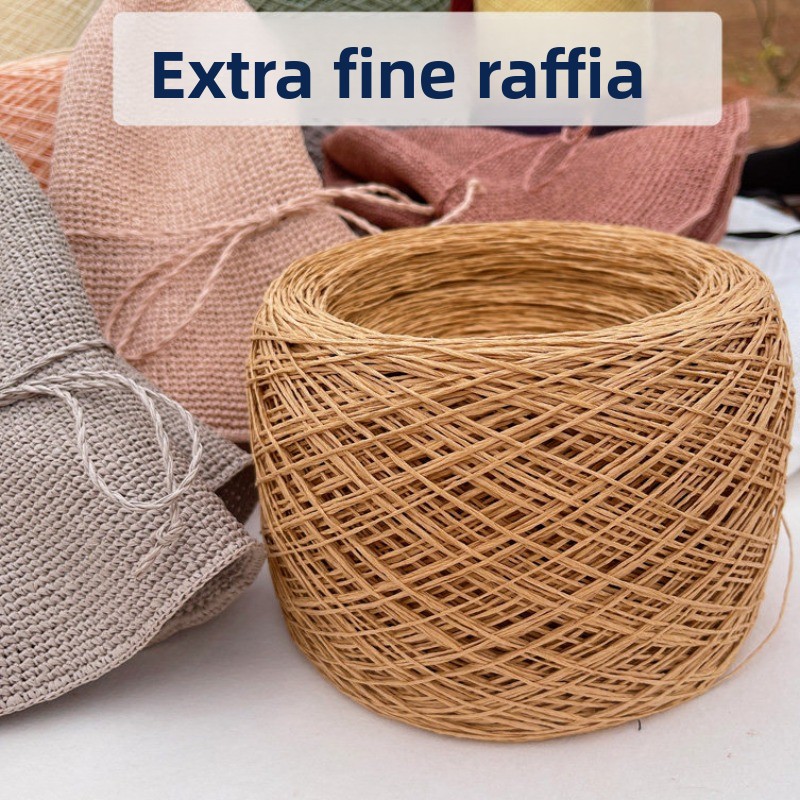 250g Thin Paper Raffia Yarn fo - Crochet Bag Raffia 评论和价格