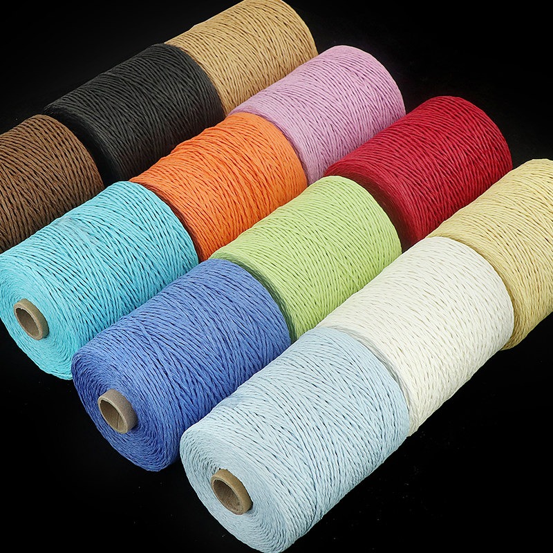 150g Plain 2 Ply Raffia Yarn f - Crochet Bag Raffia 评论和价格