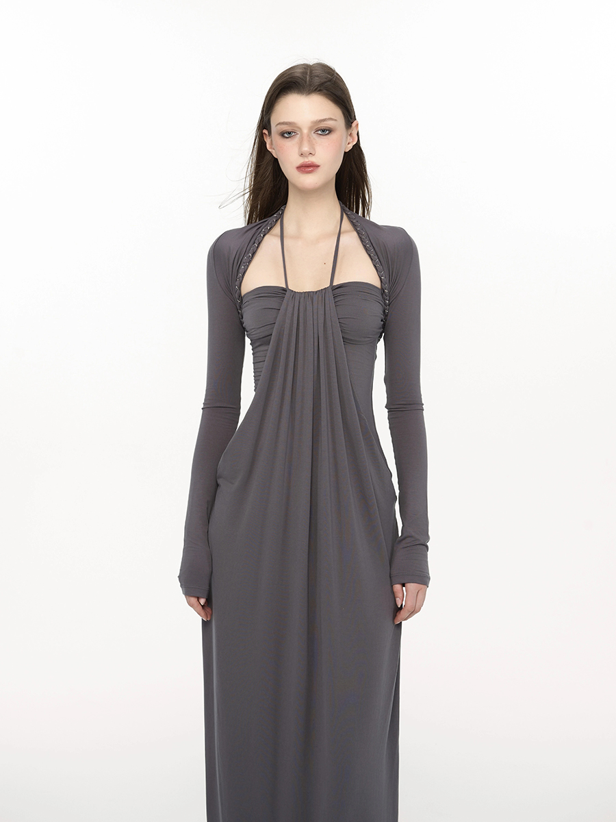 REDDACHiC Elegant Braided Shru - Maxi Dress Halter 评论和价格