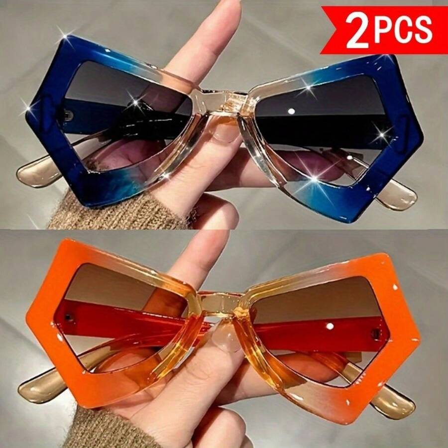 Two-Piece Set Style, Irregular - Sunglasses Cat Eye 评论和价格