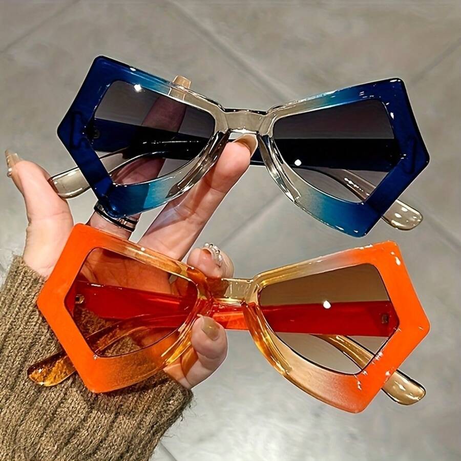 Two-Piece Set Style, Irregular - Sunglasses Cat Eye 评论和价格