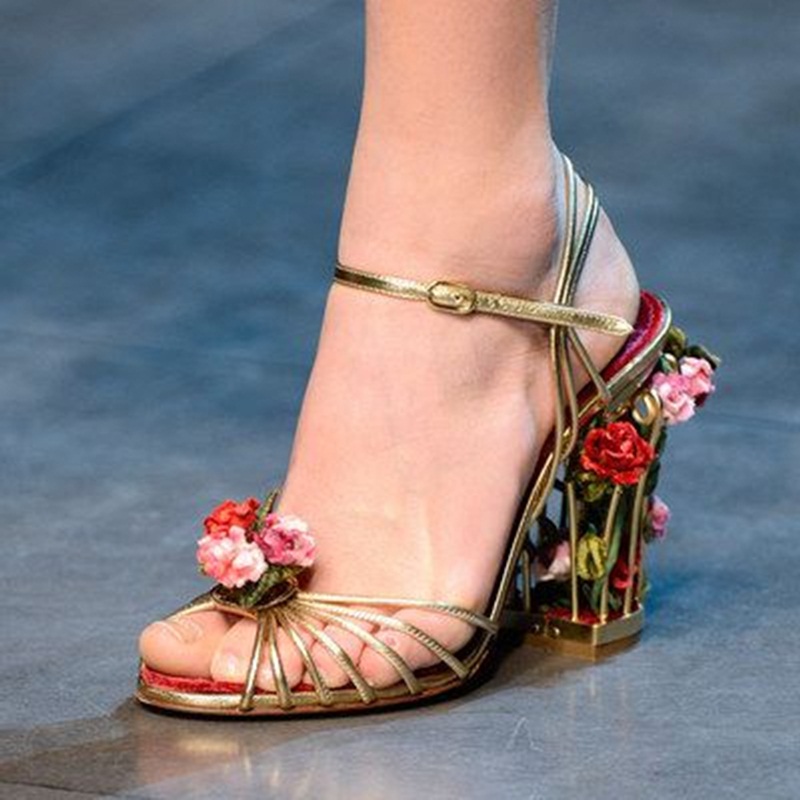 Luxury Bird Cage Women Sandals - Sandal Strappy Heeled 评论和价格