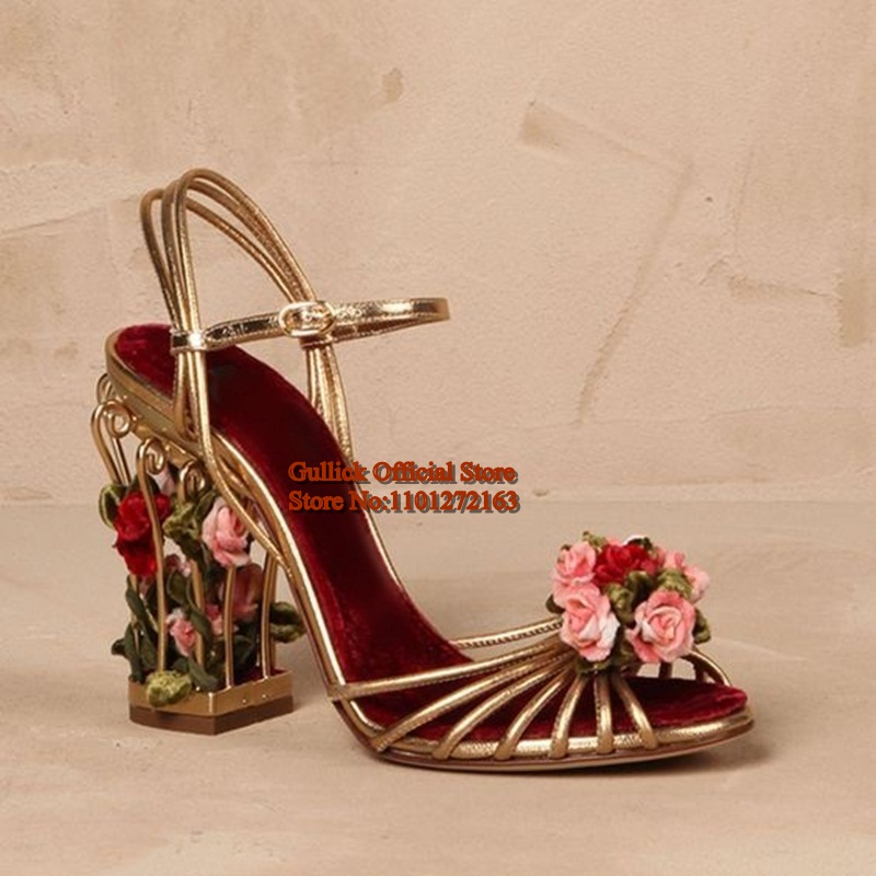 Luxury Bird Cage Women Sandals - Sandal Strappy Heeled 评论和价格
