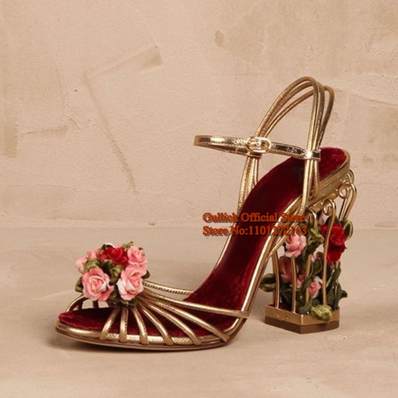 Luxury Bird Cage Women Sandals - Sandal Strappy Heeled 评论和价格