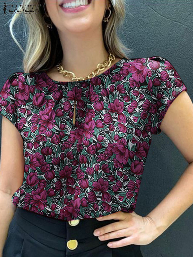 ZANZEA Bohemian Floral Printed - Romper Floral Print 评论和价格
